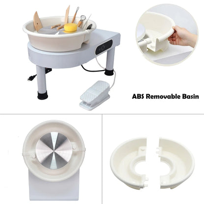 Ceramic Forming Pottery Wheel 350W with LED Screen