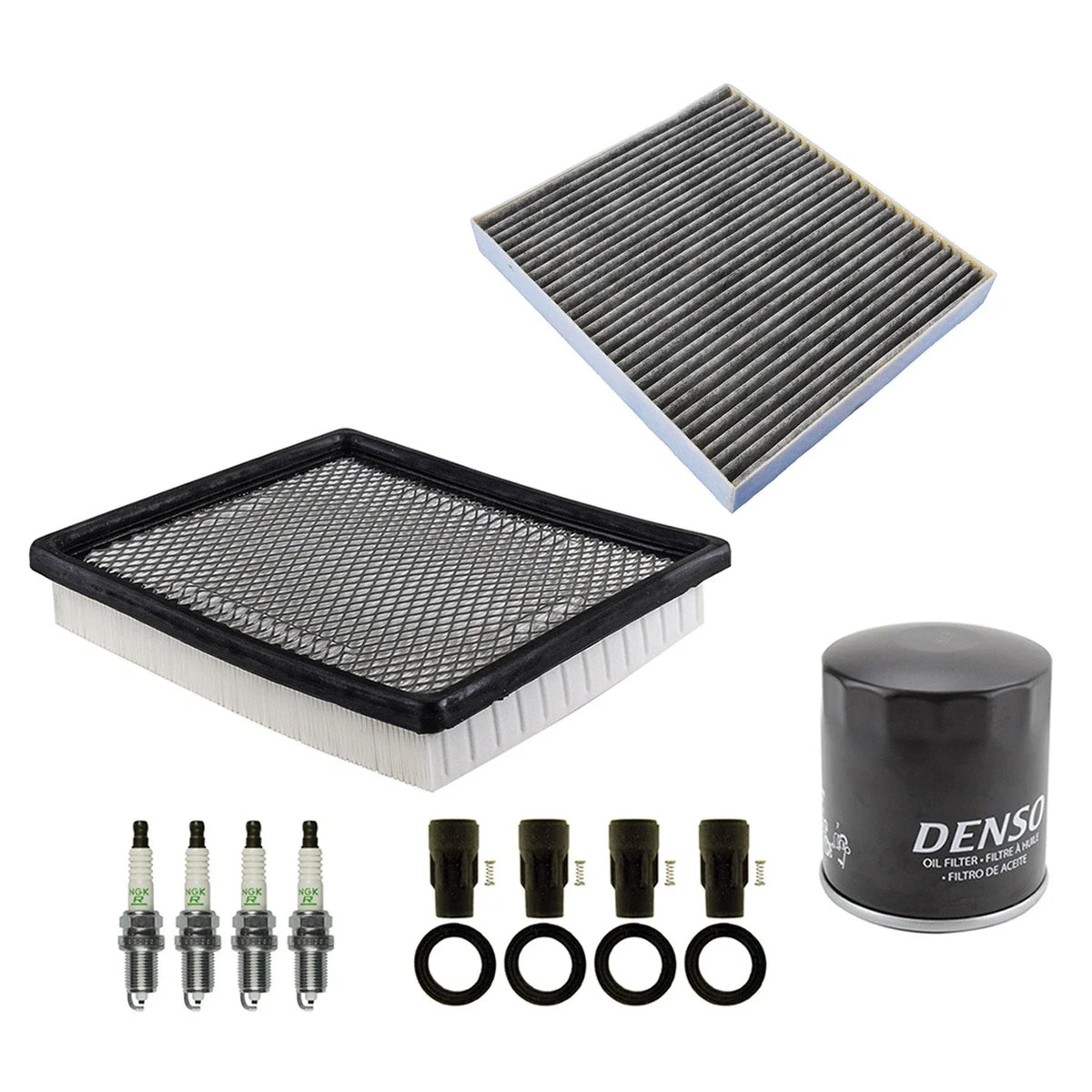 Tune Up Kit with 4 NGK Spark Plugs & Boots for Dodge Avenger Sebring (2007–2010)