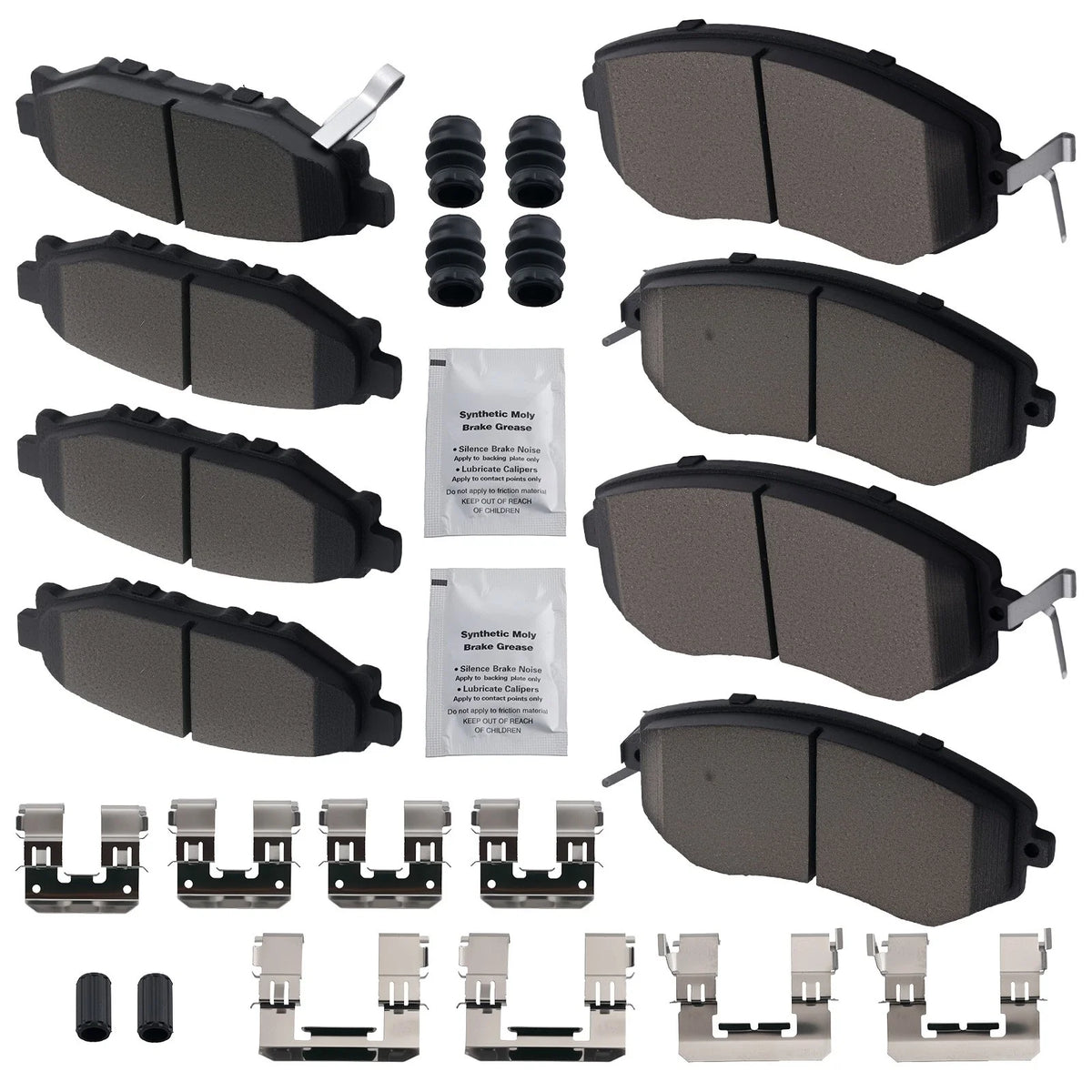 Front Ceramic Brake Pads for Subaru XV Crosstrek (2013–2017)