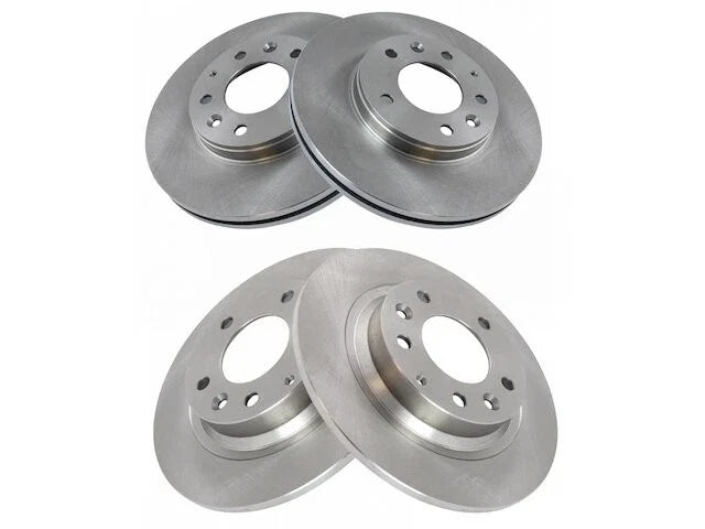 Set of 2 Front and Rear Brake Rotors for Mazda 6 (2003–2005) YD865HP
