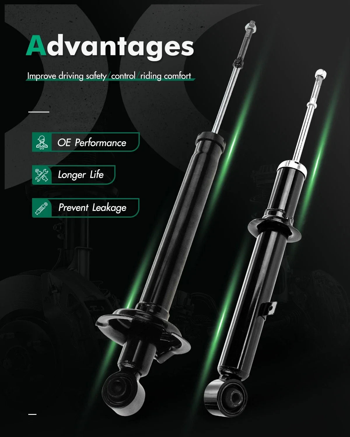Front and Rear Struts Shocks for Lexus GS300 GS400 GS430 1998-2005