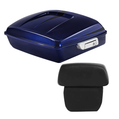 Trunk Backrest Chopped for Harley Road Glide 2014–Present Blue/Black