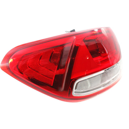 Tail Light Set for Kia Sorento (2016–2018) Left Inner Outer Clear/Red Halogen