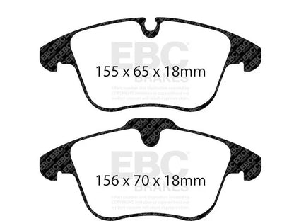 Front Brake Pads for Jaguar S Type (2006-2008) GX747QT
