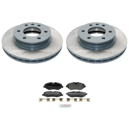 Front Brake Pads and Rotors Kit for 2500 Sprinter (2010–2018)