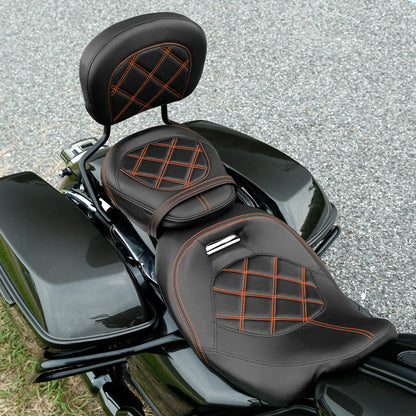 Backrest Pad for Touring Harley Electra Glide 2009-2023