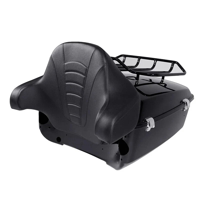 Trunk Mount Rack Pad Speakers for Harley Touring Road Glide (2014–2026)