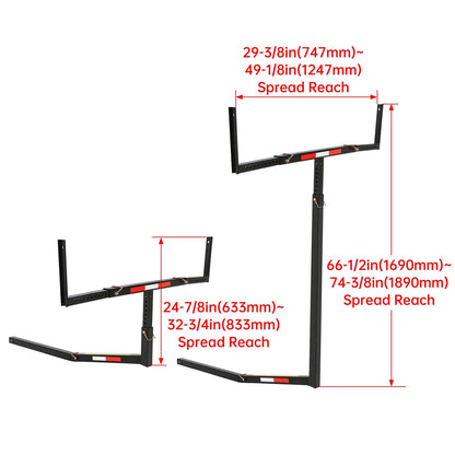 75" Hitch Extender Rack for Pick Up SUV Truck (Fits )