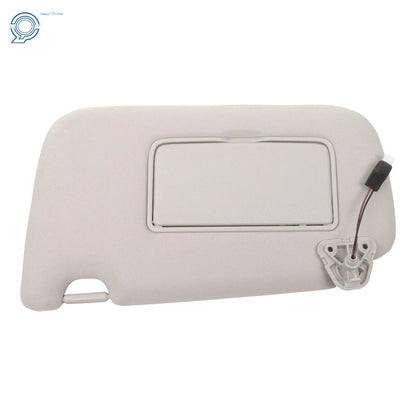Driver Sun Visor in Light Gray with Vanity Mirror for Sentra 2013-2019