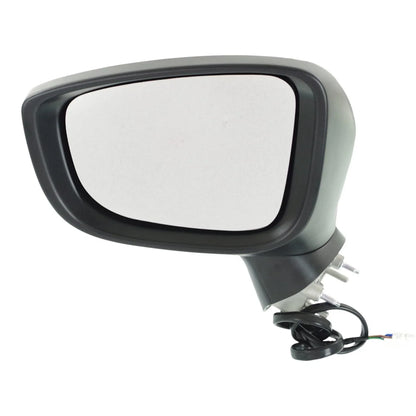 Driver Side Power Mirror for Mazda 3 (2014–2016) - Paintable, Signal Light