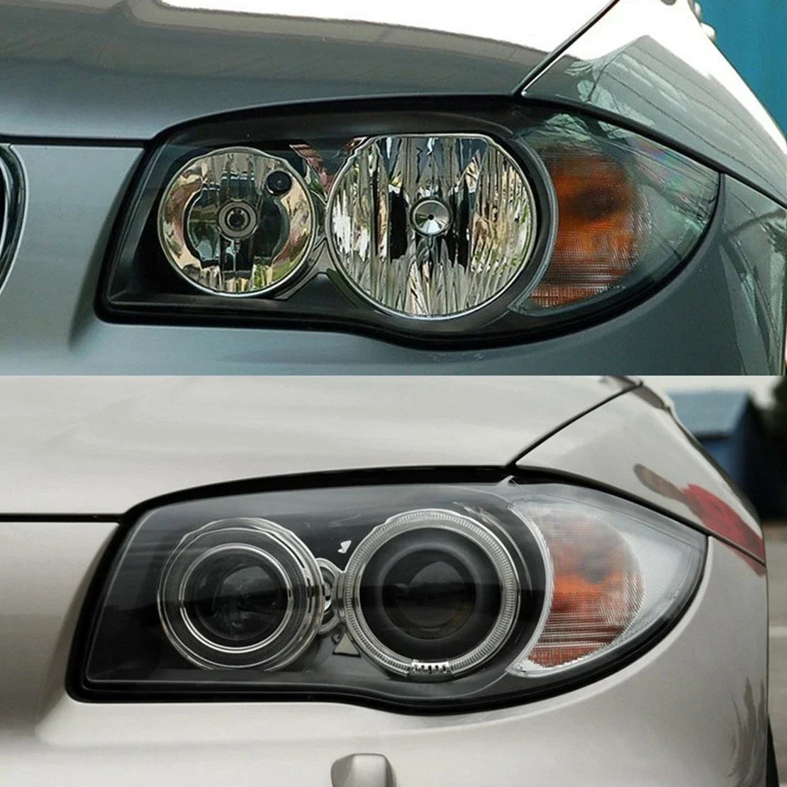 Left Lens Cover Diffuser for BMW 1 Series E81 E87 E88 Headlight 2003-2011