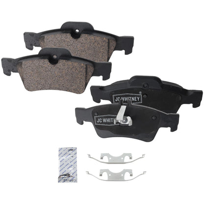 Rear Brake Disc Rotors and Pads Kit for MB Mercedes E Class E320 E350 E500 (2003–2009)