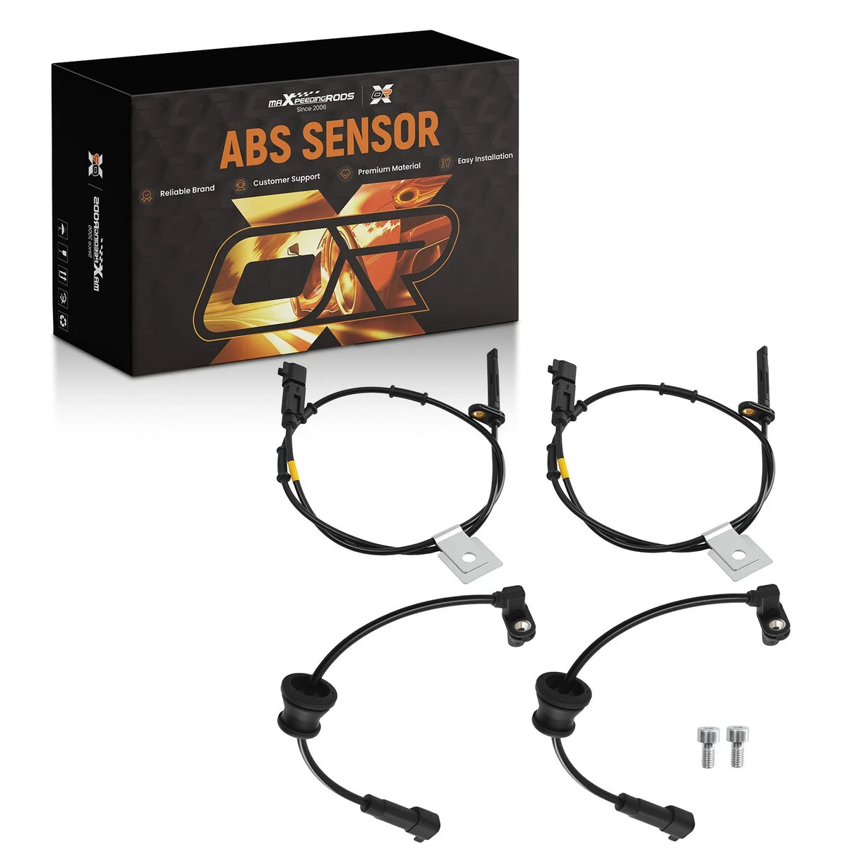 ABS Speed Sensor Set of 2 for Chevrolet Equinox (2010–2017)