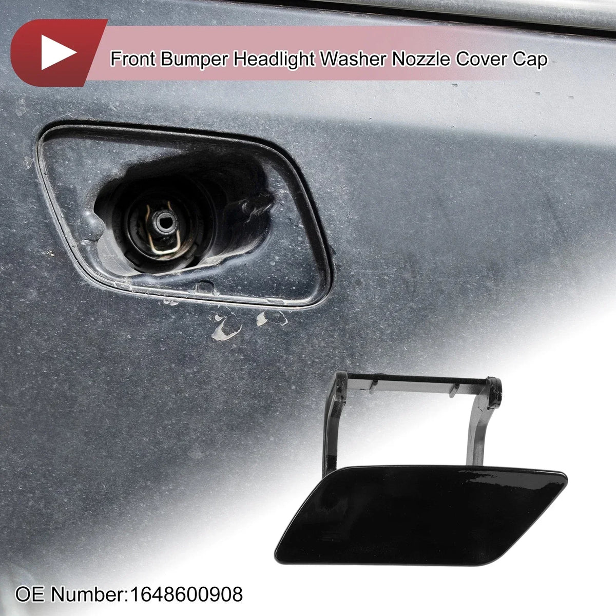 Left Front Bumper Trim Nozzle Cover for Mercedes ML350 2012-2015
