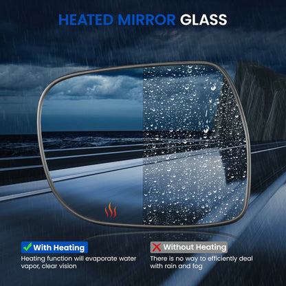Right Heated Mirror Glass for Lexus RX 300 330 350 400H (2004-2009)