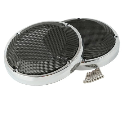 Chrome Speaker Grill Ring for Electra Glide Harley (1983–2024)