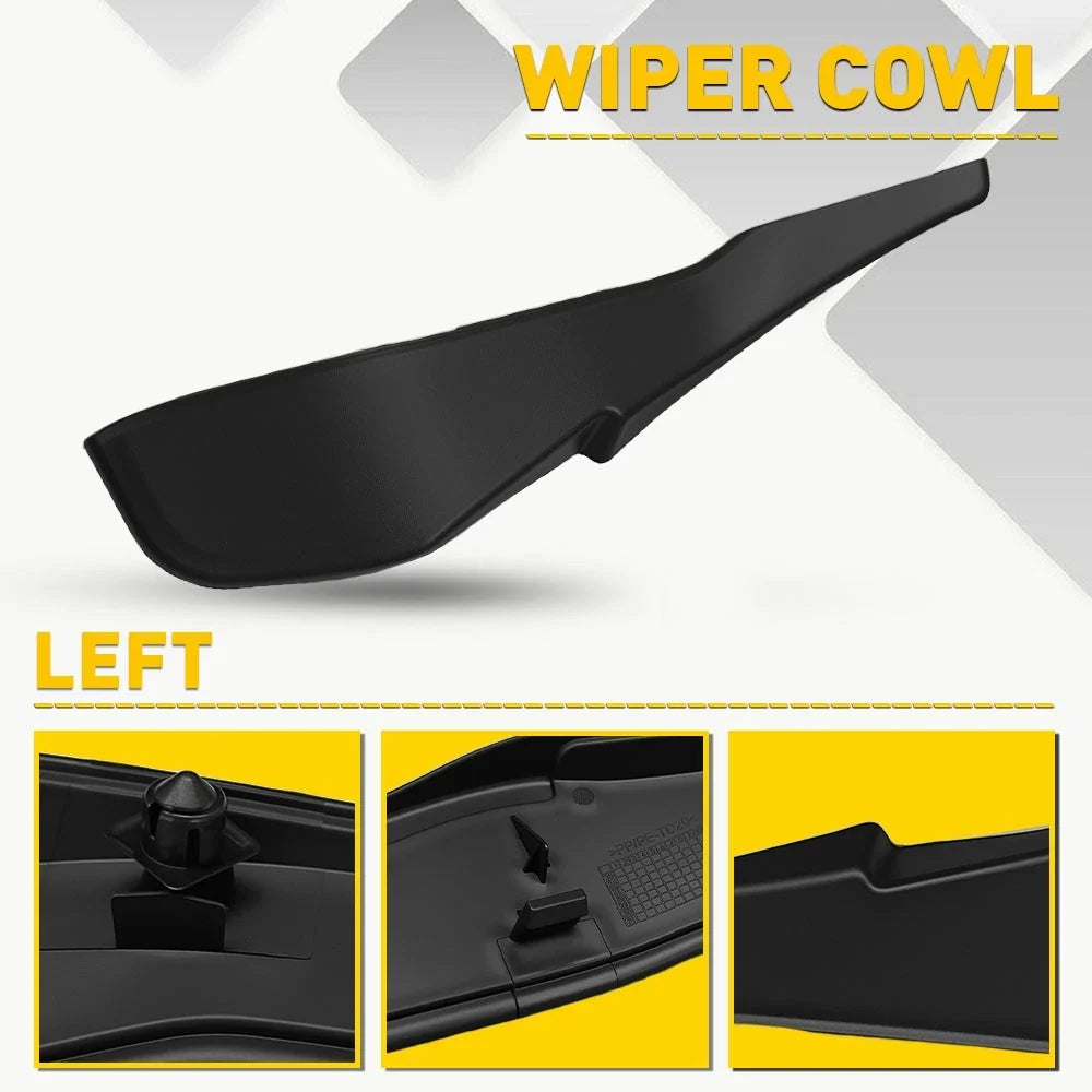 Left Front Cowl Extension Cover for Air Inlet Grille Chevy Malibu 2016-2025