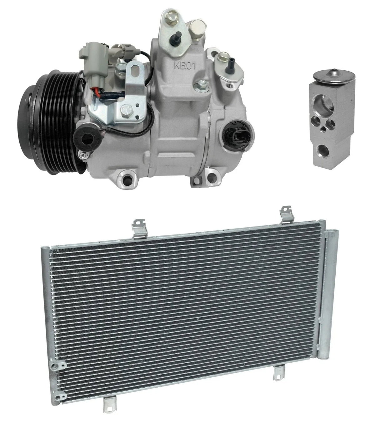 AC Compressor Kit With Condenser for Lexus ES350 (2012–2015)