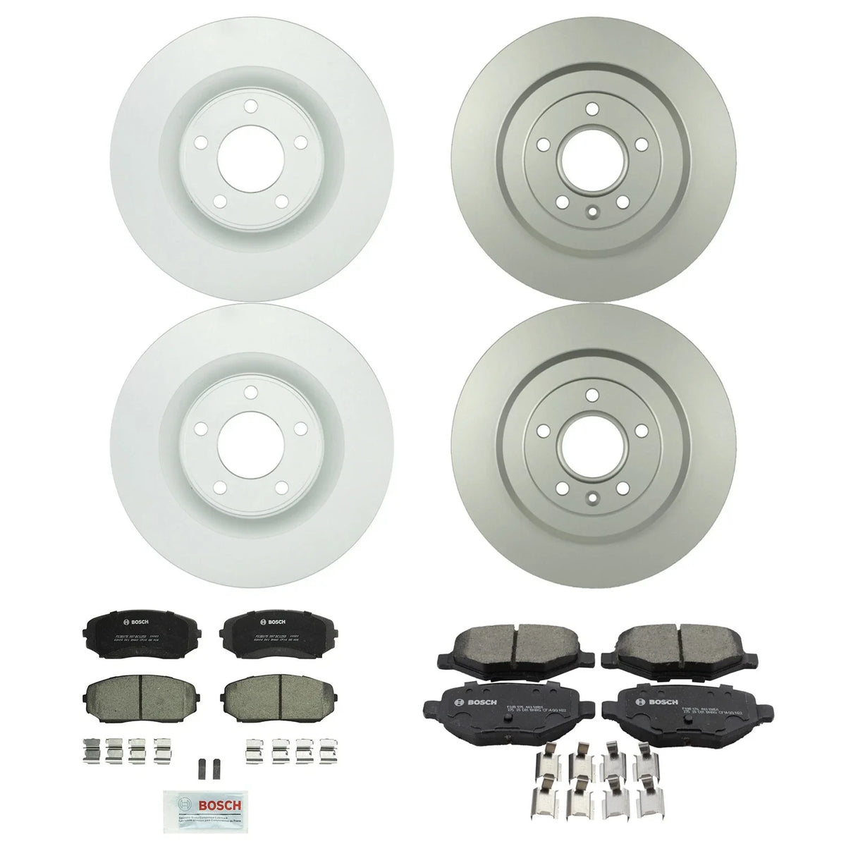 Bosch QuietCast Brake Pad Kit for Ford Edge MKX (2015–2020)