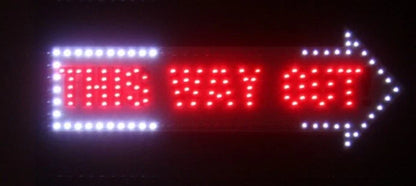 Picture Hanging LED Lighted Sign for Home Decor