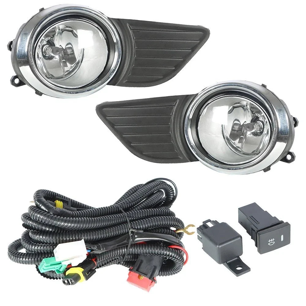 Fog Lamp Assembly Set for Toyota Sienna (2011–2015) - Driver + Passenger