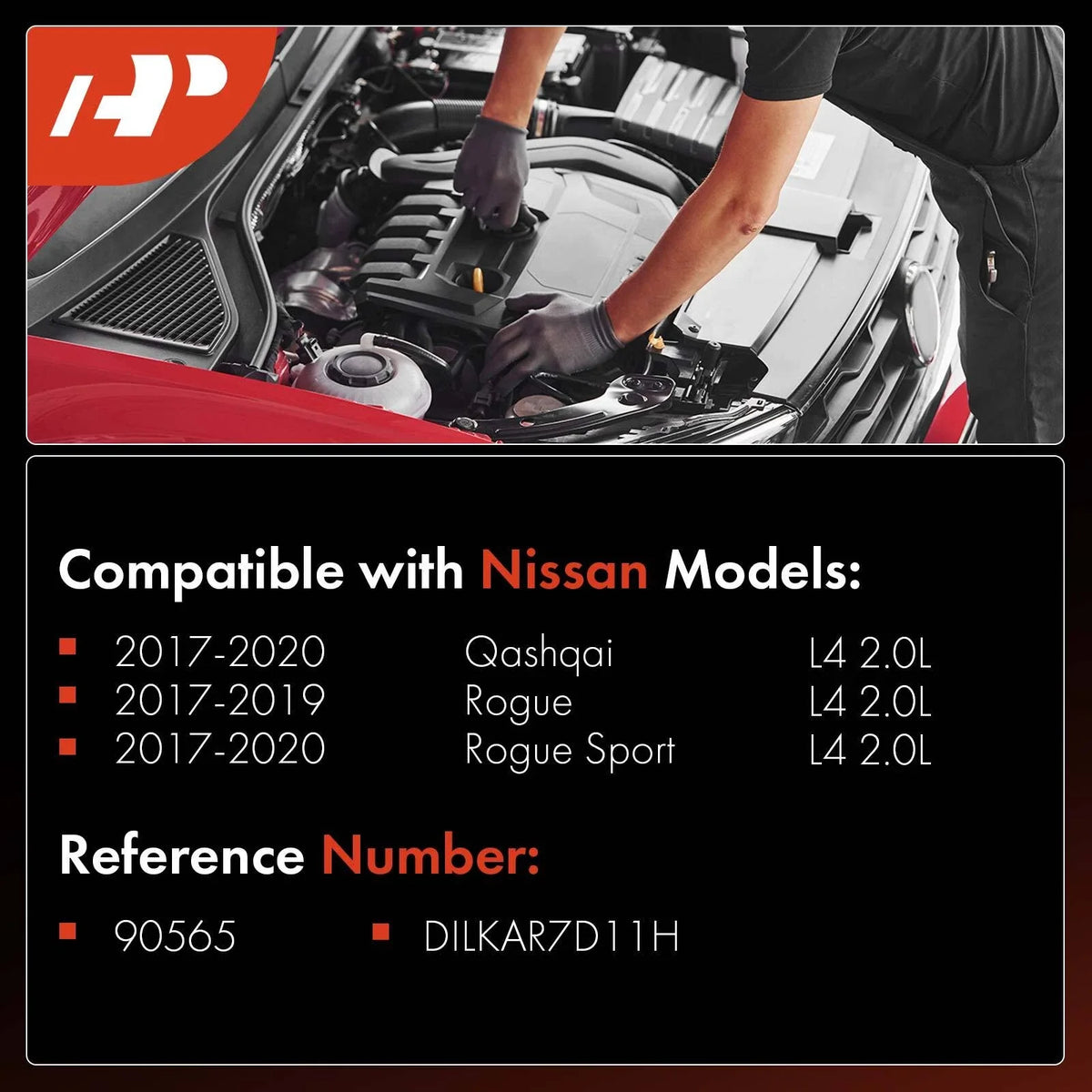4-Pack Double Iridium Spark Plugs for Nissan Rogue (2017-2019)