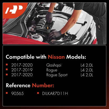 4-Pack Double Iridium Spark Plugs for Nissan Rogue (2017-2019)