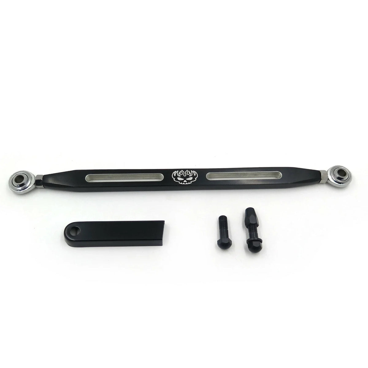 Flame Slotted Shift Linkage in Black for Harley Road King Touring 2014-2023