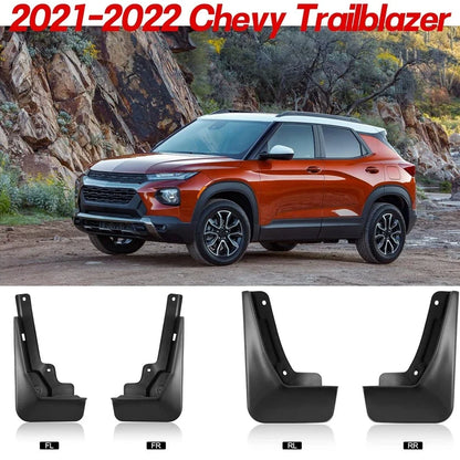 4X Mud Flaps Splash Guards for Chevrolet Trailblazer (2021–2022)