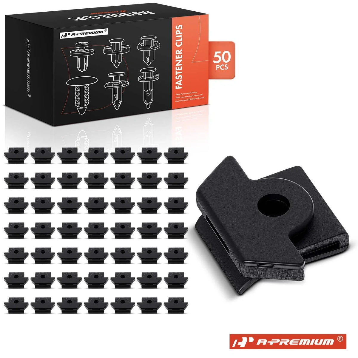 50Pcs Nylon Splash Shield Retainer Clips for Nissan Altima