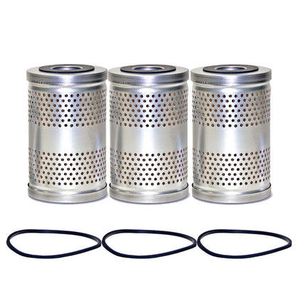 3-Pack Engine Oil Filters for Studebaker Chevrolet GMC Iso