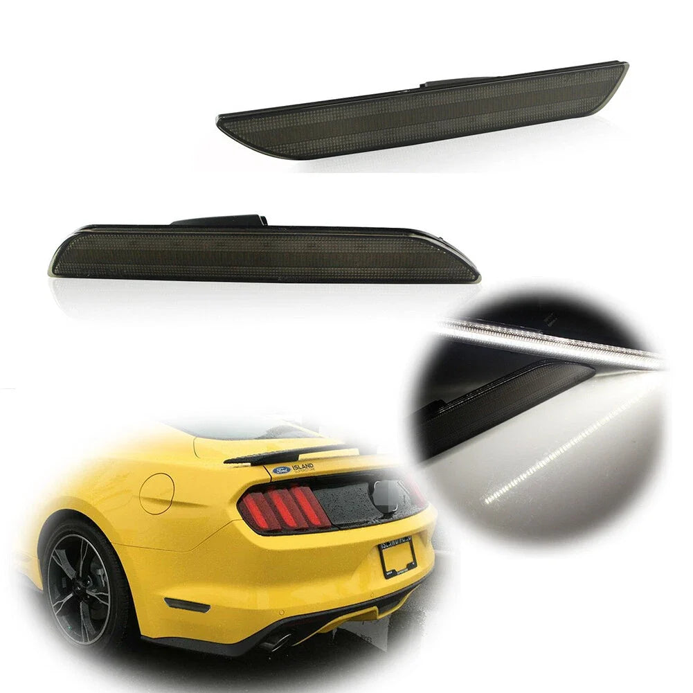 Smoked Lens LED Side Marker Lights for Ford Mustang (2015–2023)