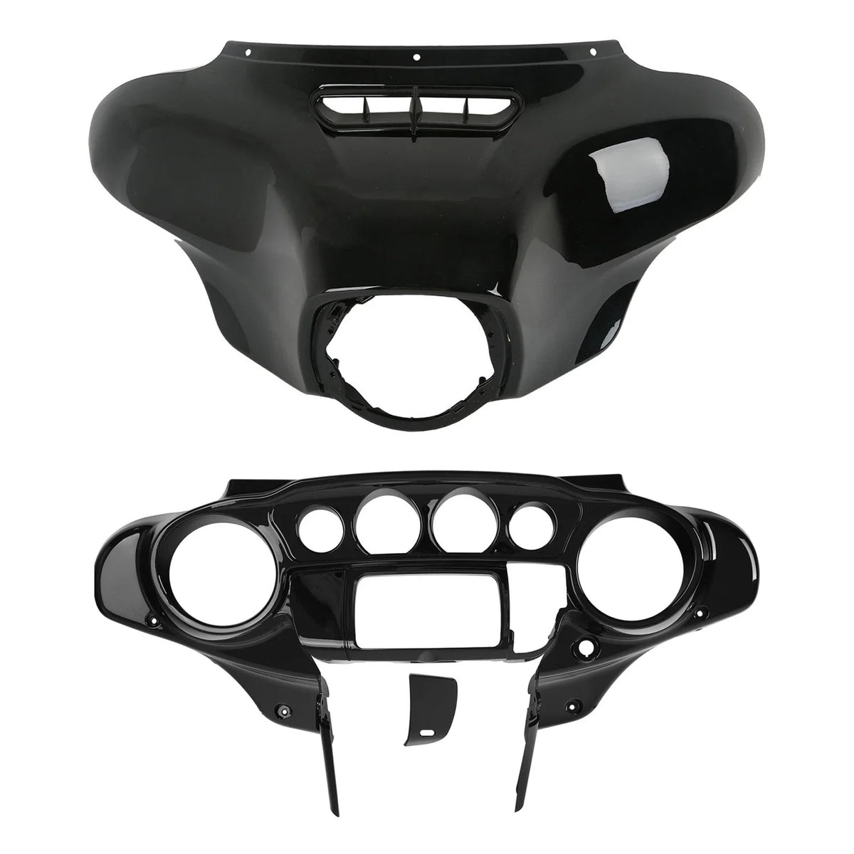 Vivid Black Inner and Outer Fairings for Harley Electra Glide 2014-2023