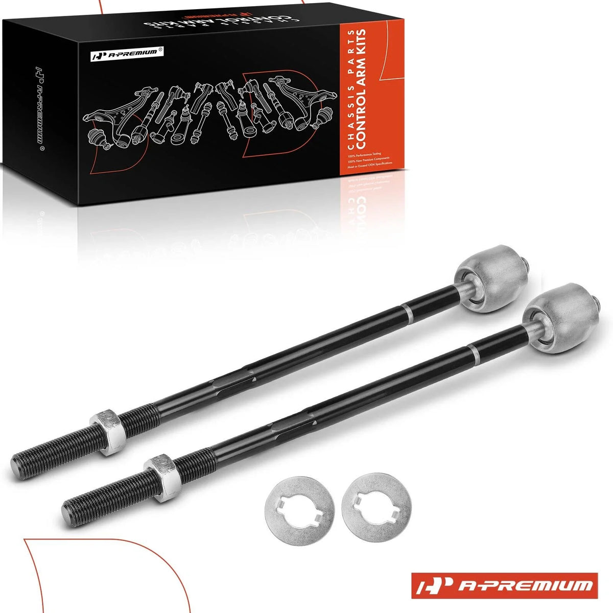 2X Front Inner Side Tie Rod End for Ford Focus (2009–2011)