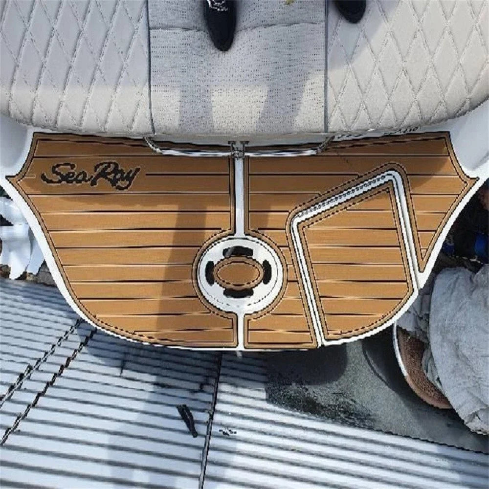 EVA Foam Faux Teak Deck Flooring Mat for 2011 Sea Ray 210 SLX