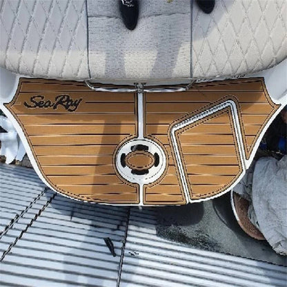 EVA Foam Faux Teak Deck Flooring Mat for 2011 Sea Ray 210 SLX