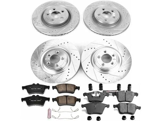 Brake Pad and Rotor Kit for Jaguar Super V8 (2006–2009) XB311YG