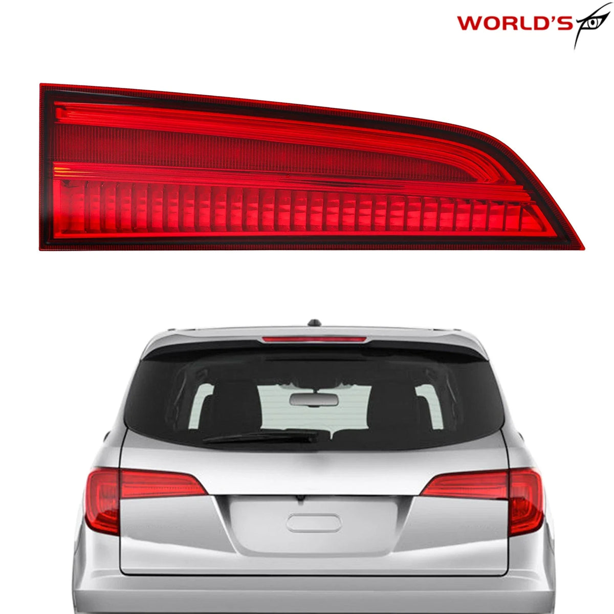 Tail Lights for Honda Pilot (2016–2018) Halogen Rear Inner Driver Side