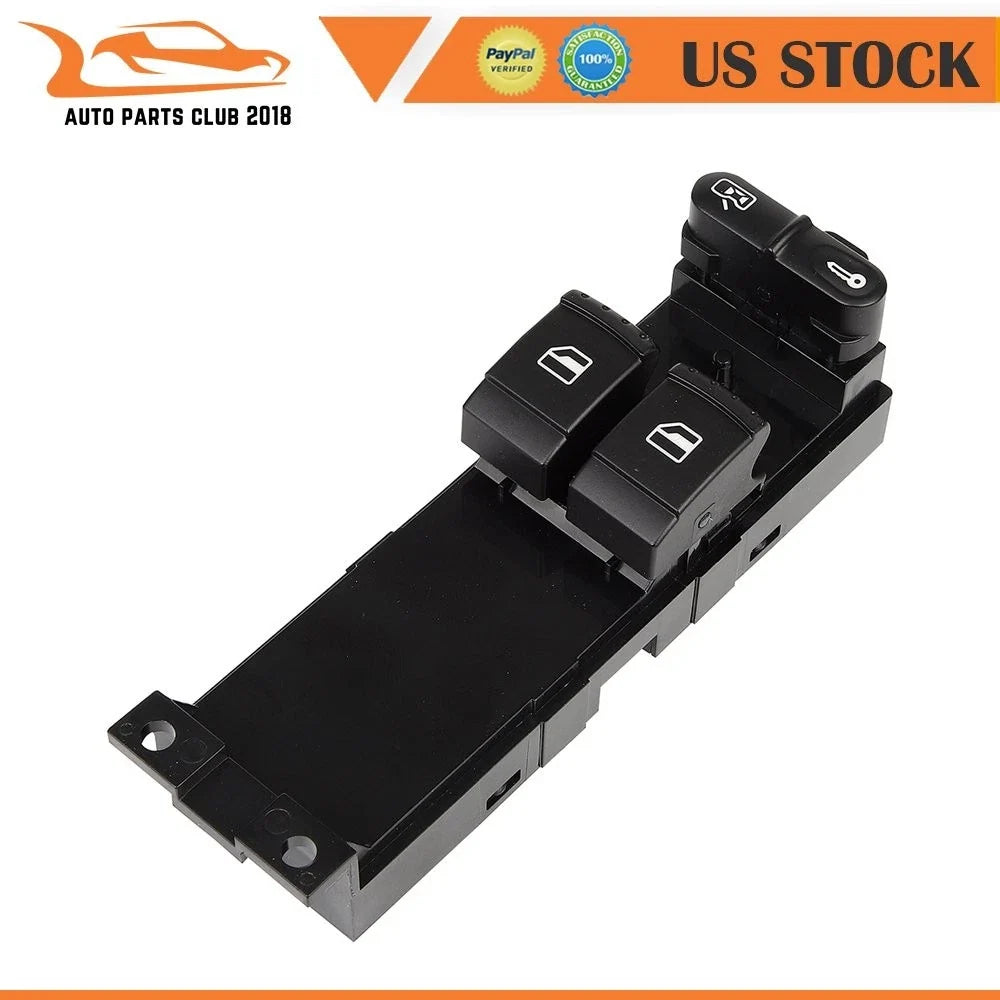 Power Window Switch for Volkswagen Golf (1999–2006) Front Left 6 Pins