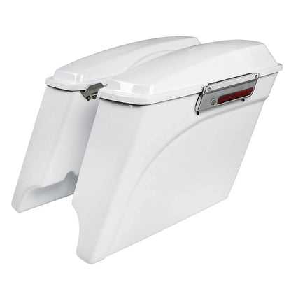 5" Stretched Saddlebags & Conversion Bracket for Harley Softail (1986–2017)