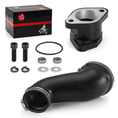 Intake Manifold Boot Joint and Air Box Cleaner for Yamaha Warrior 350 1987-2004