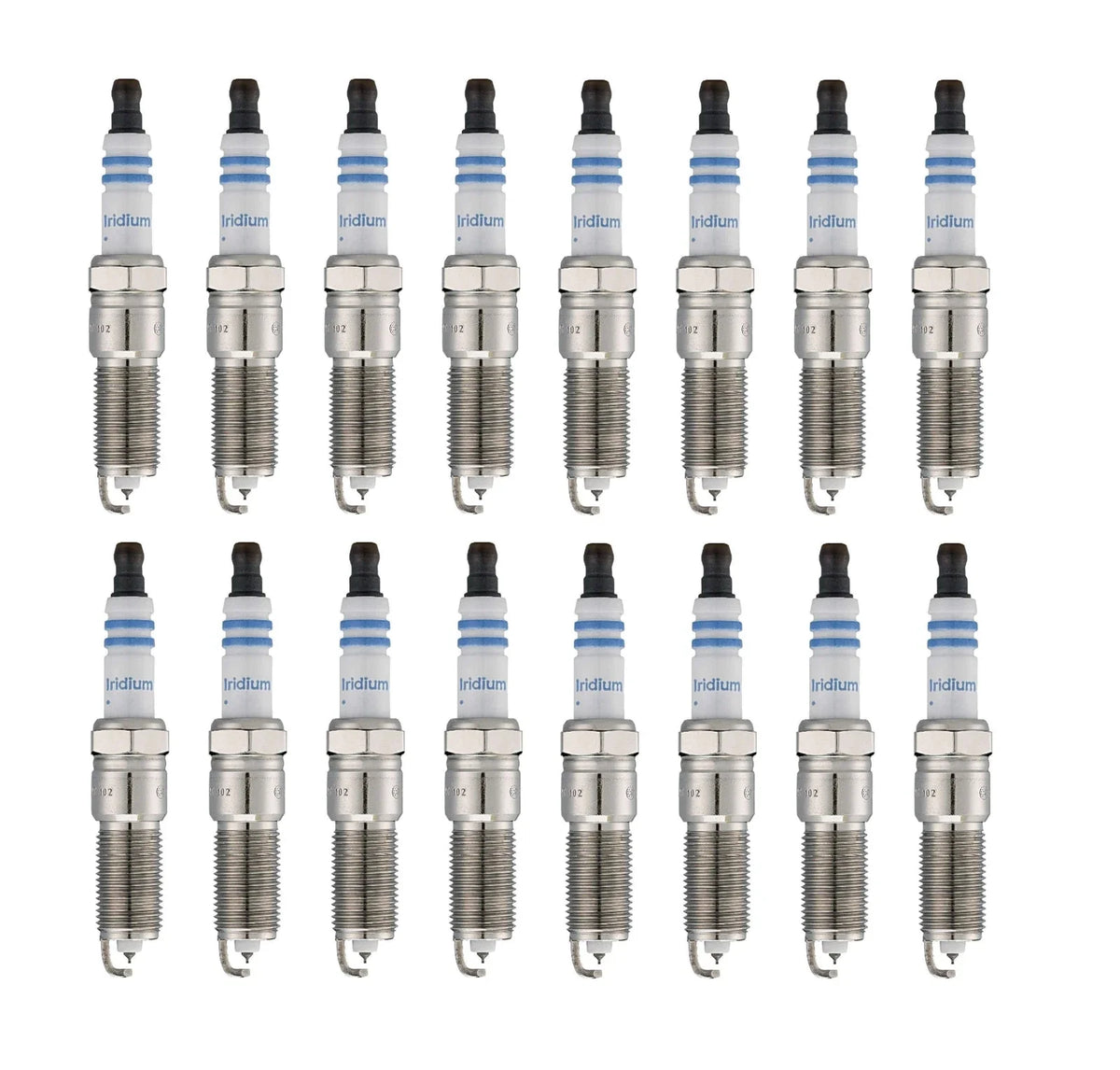 Set of 16 Bosch Double Iridium Spark Plugs for Chrysler Dodge Jeep