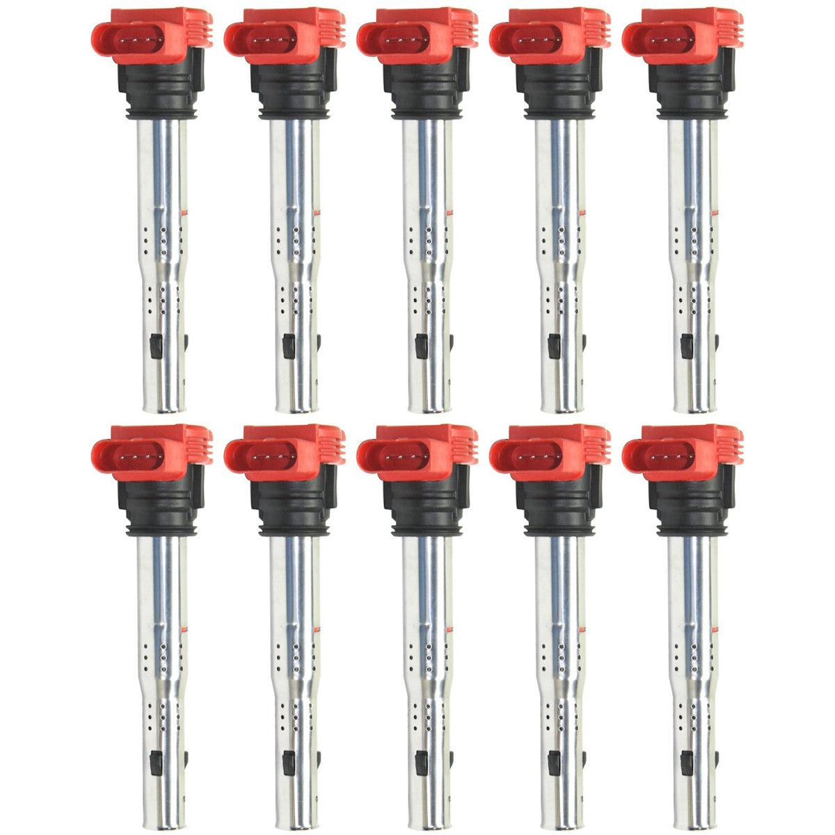 Set of 10 Ignition Coils for VW Audi A4 A6 Touareg S4 A8