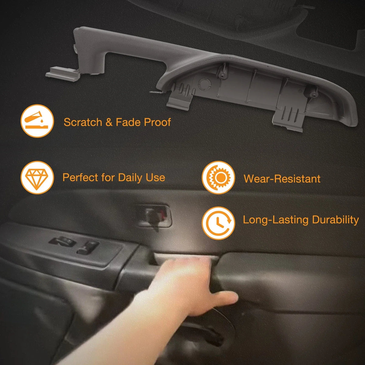 1999-2006 Passenger Side Armrest Handle for Gray Chevy Suburban/Avalanche