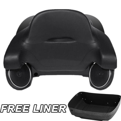 Speakers Trunk Backrest Pad for Harley Touring Road Glide 2014-2026