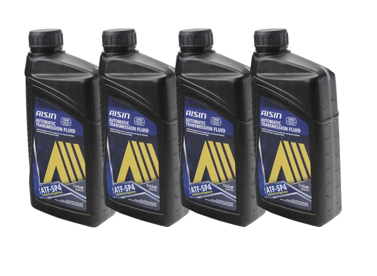 Set of 4 Aisin ATFSP4 Auto Trans Fluids for Hyundai Accent Elantra Kia Forte