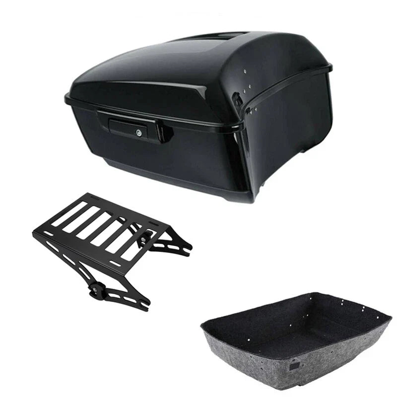 Mount Rack & Trunk for Road King Glide Harley Touring 2014-2026