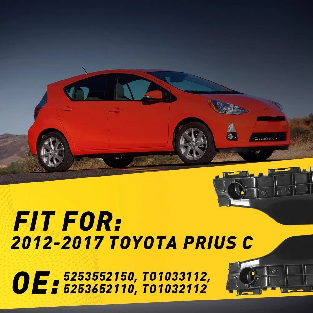 Bumper Bracket Set for Toyota Prius C (2012–2017) 12345, 67890