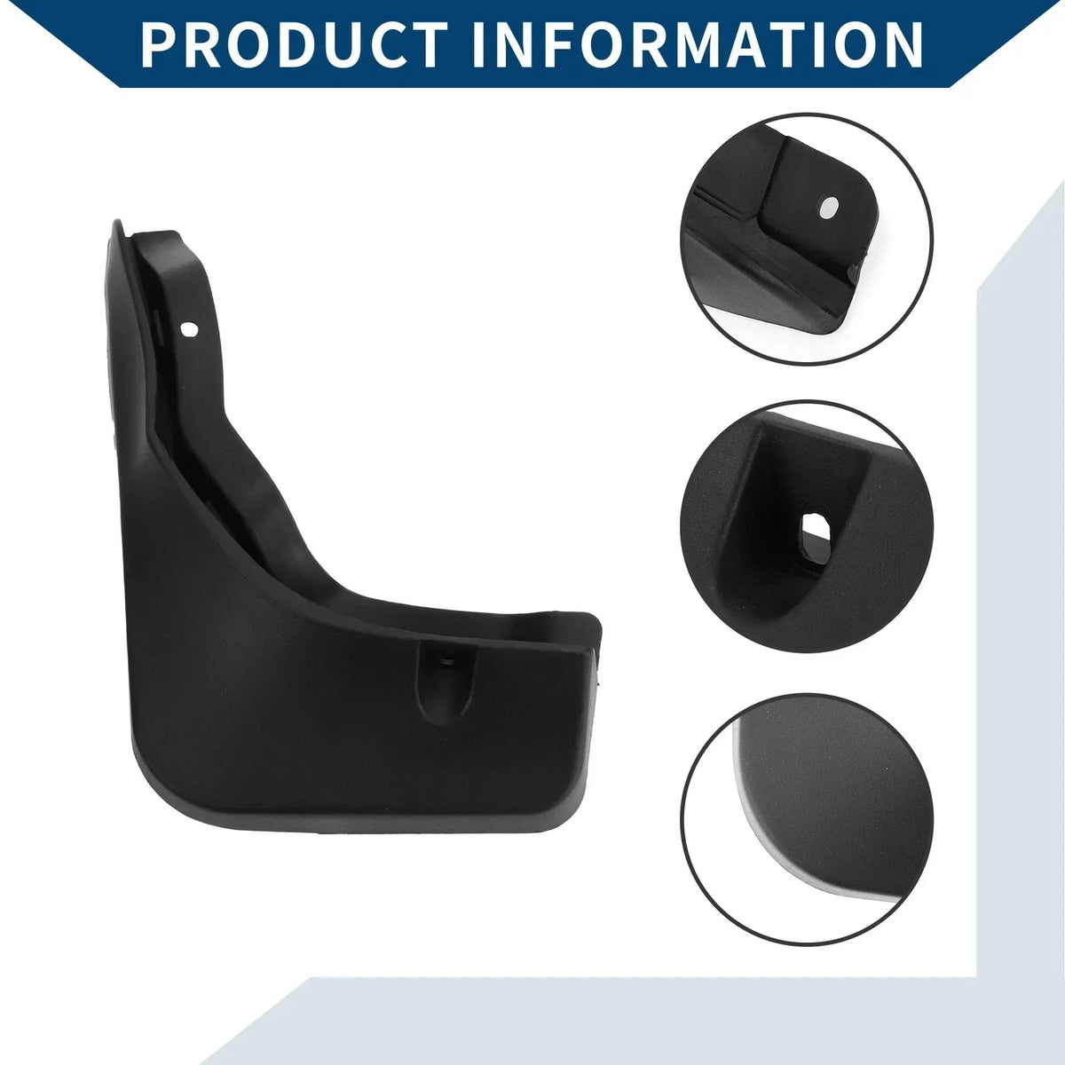 Mud Flaps Splash Guards Set for Mercedes B Class B200 (2016-2019)