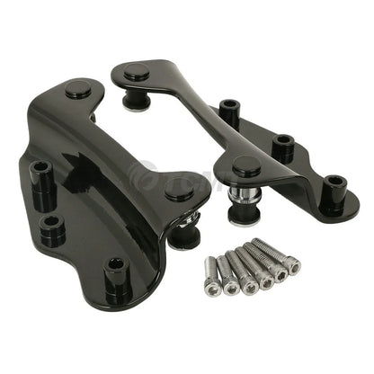 4 Point Docking Kit w/ Covers for Harley Road Glide Touring 2009-2013